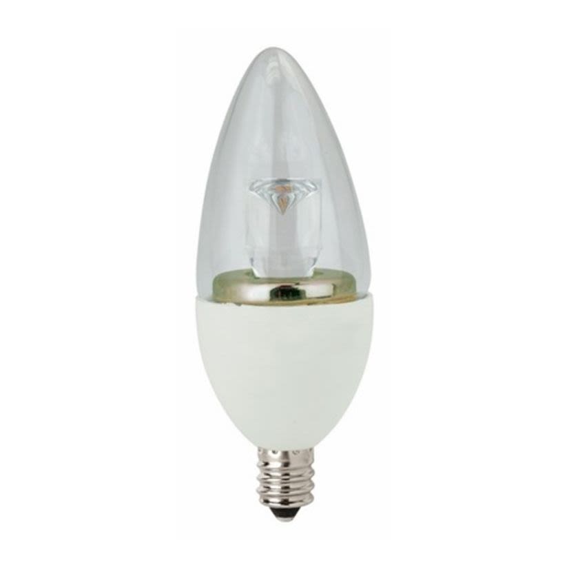 TCP® LED5E12B1130K Dimmable Blunt Tip Decorative LED Lamp, 5 W, Candelabra E12 LED Lamp, B11 Shape, 300 Lumens